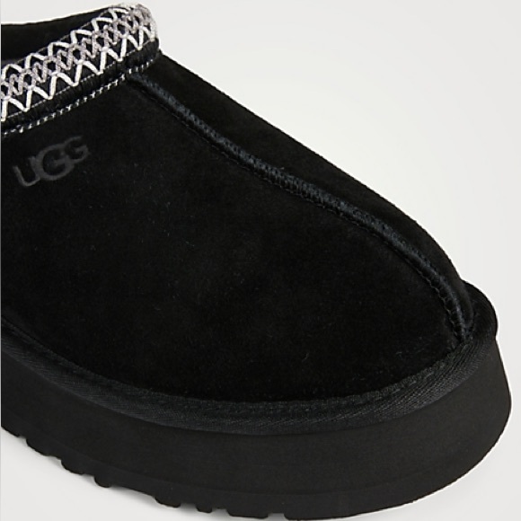 UGG Tazz Suede And Sheepskin Slippers - Picture 2 of 9